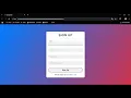 Create Modern Sign Up Form HTML CSS JavaScript Tutorial Beginner Friendly Project