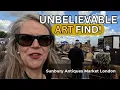 Mid-Century Art Piece Found at Sunbury Antiques Market - See what I found
