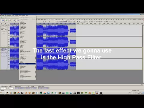 Download MP3 THE  MAGIC OF AUDACITY - How to fix muffled/poor quality audio