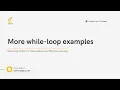 Module 3 More while loop examples