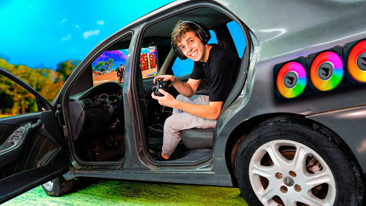 Comprei um FIAT MAREA para montar um GAMING ROOM