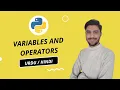 Variables and Operators Python Tutorials in Urdu 2