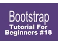 Bootstrap Tutorial For Beginners 18 - Bootstrap Modal dialog box or popup window