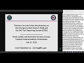 Emergency Alert System EAS Test Reporting System Webinar for Low Power Broadcasters