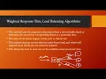 Load Balancing Technique Weighted Response Time Load Balancing Algorithm Part - 7 Lecture