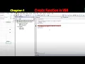Excel VBA - Create Functions