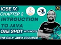 Introduction to jawa icse 9 chapter 2 computer application class 9 session 2024-25 restart