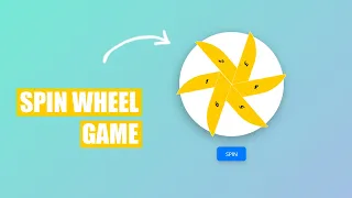 Spin Wheel Game Using HTML CSS JavaScript