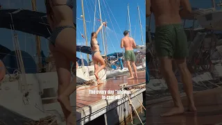 Life in a marina 🥵 #boatlife #sailinglife #sailors #liveaboard