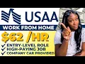 USAA Work From Home Make 9900 Per Month Insurance WFH USAA JOBS