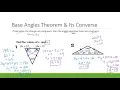 Isosceles and Equilateral Triangle Theorems