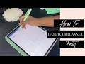 DOWNLOADING AND DATING YOUR PLANNER FAST