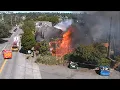 Traffic Cam Seattle FD battles major house fire near Green Lake