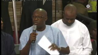 Adewale Ayuba Testifying at RCCG CITY OF DAVID's Thanksgiving Service in Feb 2016