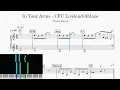 In Your Arms - CFC Liveloud Ablaze | Piano Intro + Interlude w/ Music Sheet