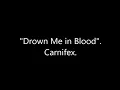 Drown Me in Blood - Carnifex (Español).