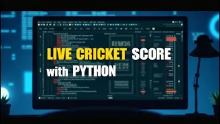 How to Get Live Cricket Scores in Python CricAPI Tutorial for Beginners