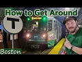 How to get Around Boston Public Transportation T Subway