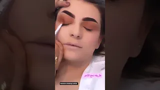طريقة دمج الايشدو مكياج عيون تطبيق مكياج عيوني 