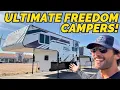 FINALLY taking a look at the ultimate freedom campers TRUCK CAMPERS 2025 Northwood Wolf Creek 890