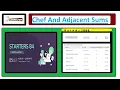 Chef And Adjacent Sums Starters 84 Rated To All CODECHEF Solution