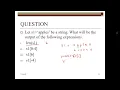 KTU BTECH 2024 Sem1-Algorithmic Thinking with Python-Question - Solution-Module 3-String-2