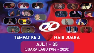 Download Naib Juara \u0026 Tempat Ketiga AJL 1-35 (Juara Lagu 1986-2020) MP3