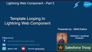 Template Looping In Lightning Web Component Lightning Web Component Part 5