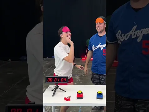 Blindfolded dart throwing! 😱