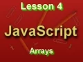 JavaScript Lesson 4 Arrays
