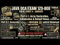4 1 Array Declaration Initialization Default Values Java OCA 1Z0-808