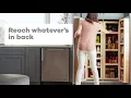 Multi-Storage Kitchen Pantry Cabinet with Swing-Out Shelves