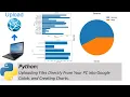 Python Uploading Files Directly From Your PC into Google Colab and Creating Charts
