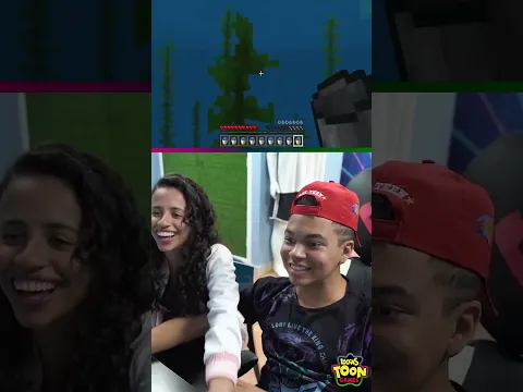 A RAÍSSA É A SUPER EM MLG NO MINECRAFT!! #shorts