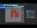 UV Normalizer 3dsMax Script Match Texel Density