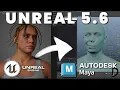 NEW Unreal Engine 5 6 Metahuman To Maya Workflow