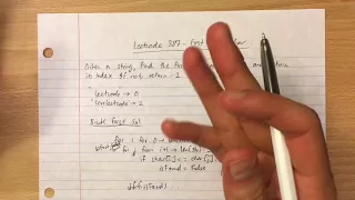 Leetcode - First Unique Character in a String Solution