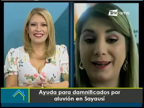 Ayuda para damnificados por aluvión en Sayausí