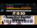 It Is So MainStage patch keyboard tutorial - Elevation Worship