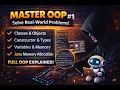 Java OOP Tutorial Classes Objects Constructors Variables JVM Memory