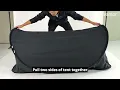 How to fold down the Alvantor portable bed tent