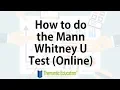 How to do the MannWhitney U Test Using an Online Calculator