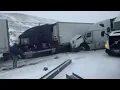 Wyoming I-80 Massive Pileup Laramie P Winter Storm multiple Crash