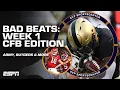 COLLEGE FOOTBALL BAD BEATS Army s unnecessary TD Rutgers TD at the last second SC with SVP