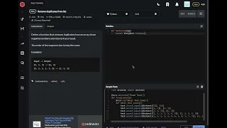 codewars python Remove duplicates from list