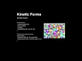 Creative Coding - Week 08 Kinetic Forms
