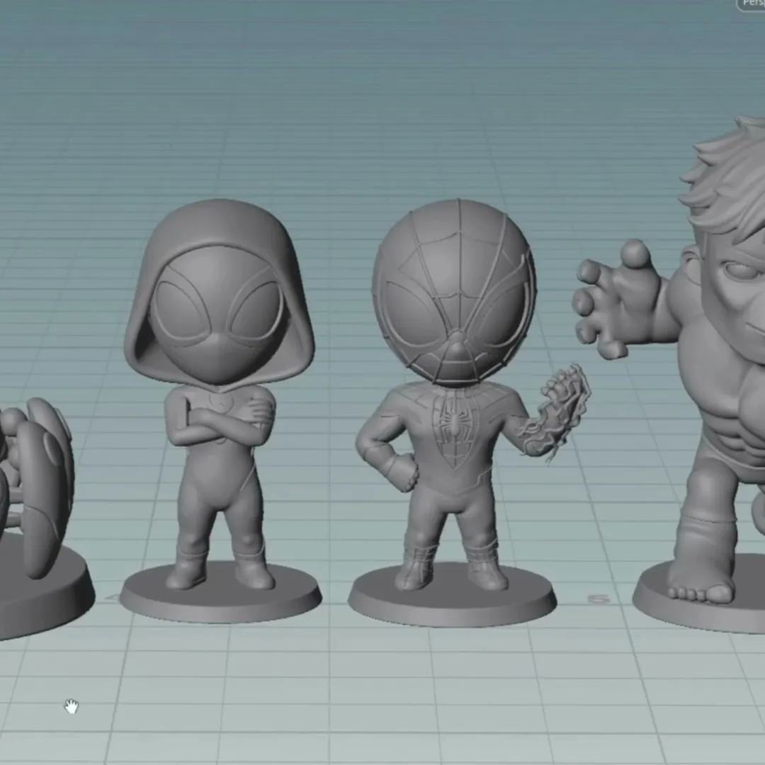  Spidey and His Amazing Friends - Free Sample STL | Full 14-Character Bundle on Profile