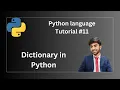 Dictionary in Python Python Programming Tutorial