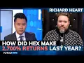 What is Hex and how did it gain 2 700 in 1 year Richard Heart challenges scam accusations