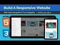 Responsive Website Design From Scratch using HTML 5 CSS 3 AND Little jQuery -